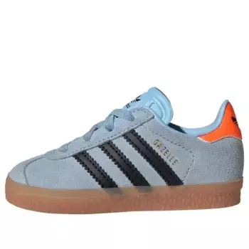 Кроссовки gazelle 'clear sky solar orange' Adidas, синий