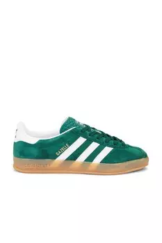 Кроссовки Gazelle для дома adidas Originals, темно-зеленый