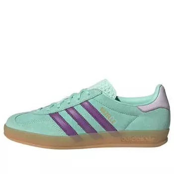 Кроссовки gazelle indoor Adidas, зеленый
