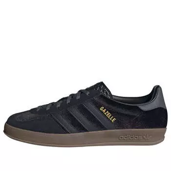 Кроссовки gazelle indoor 'black velvet' Adidas, черный
