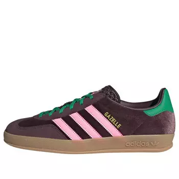 Кроссовки gazelle indoor 'brown velvet' Adidas, коричневый