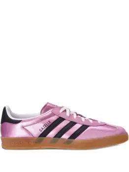 Кроссовки Gazelle Indoor с эффектом металлик Adidas Originals, розовый