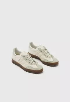 Кроссовки Gazelle Indoor Unisex adidas Originals, основной белый/чудо-белый/ореол зеленого цвета