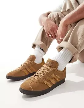 Кроссовки Gazelle коричневого цвета adidas Originals
