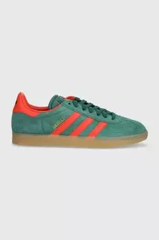 Кроссовки Gazelle замшевые adidas Originals, зеленый