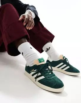 Кроссовки Gazelle зеленого цвета adidas Originals