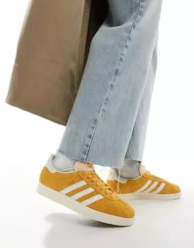 Кроссовки Gazelle желтого цвета adidas Originals
