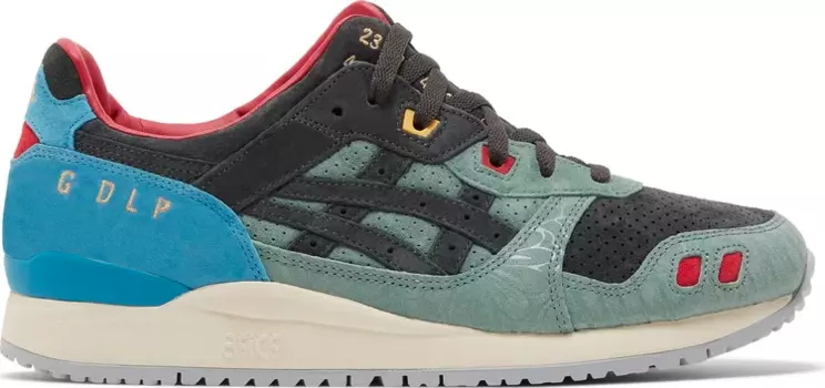 Кроссовки gdlp x gel lyte 3 og 'tropicalia' Asics, многоцветный