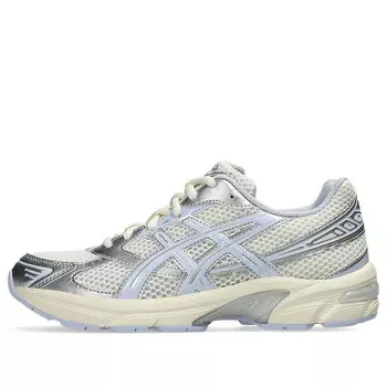 Кроссовки гель 1130 серебристый упаковка Asics, бежевый