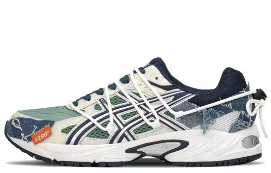 Кроссовки Gel-170 унисекс с низким верхом, зеленые/синие Asics