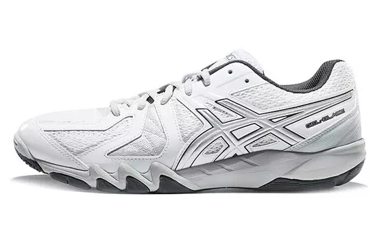 Кроссовки Gel-Blade 5 унисекс с низким верхом белые/серебристые Asics