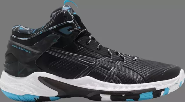 Кроссовки gel burst 24 ge 'black' Asics, черный