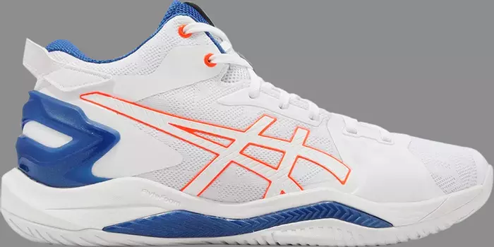 Кроссовки gel burst 26 'white shocking orange' Asics, белый