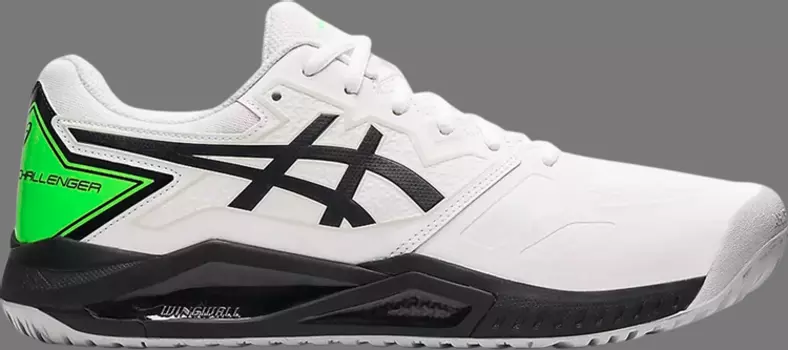 Кроссовки gel challenger 13 'white green gecko' Asics, белый