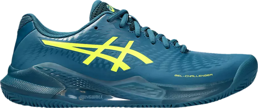 Кроссовки Gel Challenger 14 Clay 'Restful Teal Safety Yellow', бирюзовый
