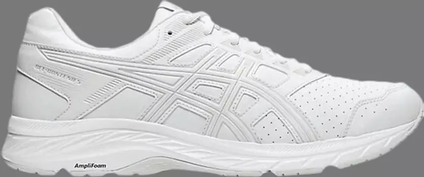 Кроссовки gel contend 5 sl 'white' Asics, белый