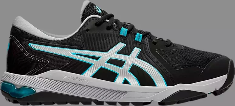 Кроссовки gel course glide 'black silver' Asics, черный