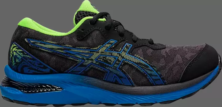 Кроссовки gel cumulus 23 gs 'black lake drive' Asics, черный