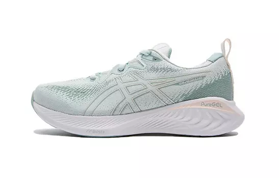 Кроссовки Gel-Cumulus 25 женские с низким верхом, зеленый/белый/серый Asics
