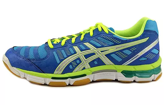 Кроссовки Gel-Cyber Shot для тренировок, мужские, низкие, синие/желтые Asics