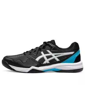 Кроссовки gel-dedicate 7 'black island blue' Asics, черный