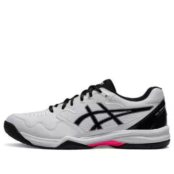 Кроссовки gel dedicate 7 'white black pink' Asics, белый