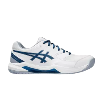 Кроссовки Gel Dedicate 8 2E Wide 'White Mako Blue', белый