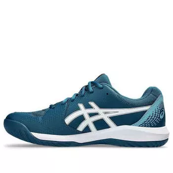 Кроссовки gel dedicate 8 wide 'restful teal white' Asics, мультиколор