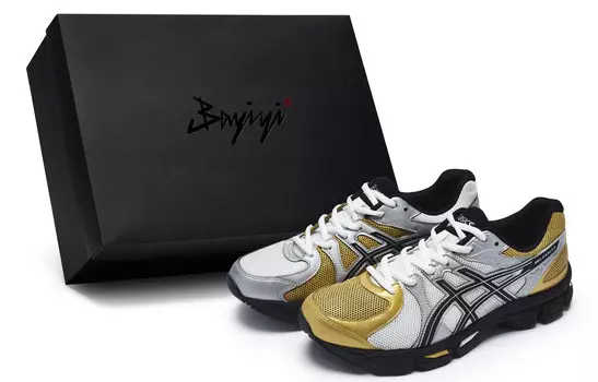 Кроссовки Gel-Exalt 2 женские с низким верхом, золотисто-серебристые Asics