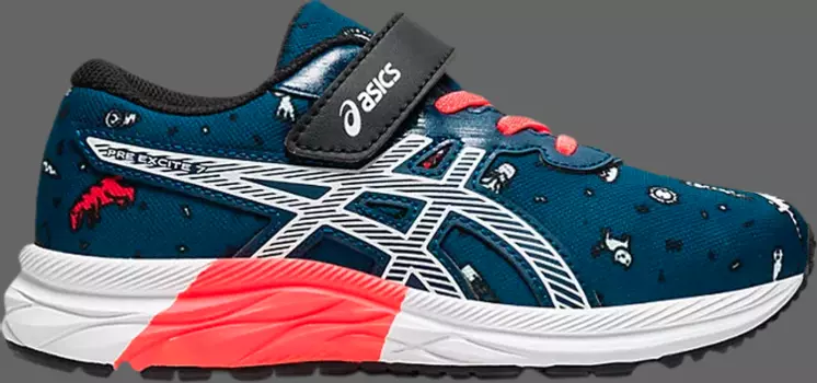 Кроссовки gel excite 7 ps 'mako blue' Asics, синий