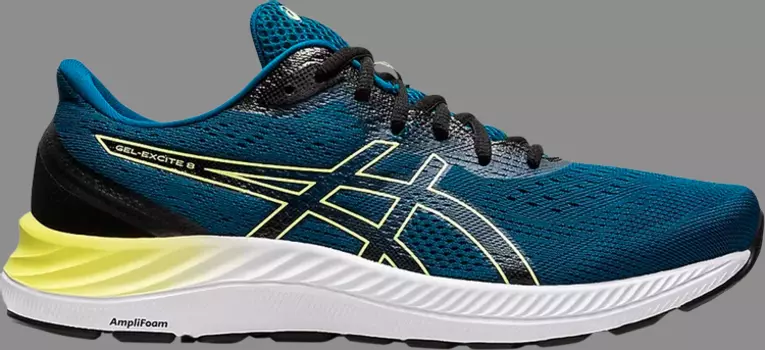 Кроссовки gel excite 8 'deep sea teal glow yellow' Asics, чирок