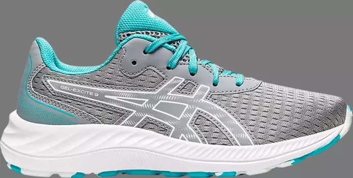 Кроссовки gel excite 9 gs 'sheet rock white' Asics, серый