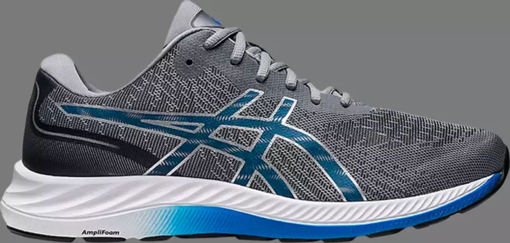Кроссовки gel excite 9 'sheet rock electric blue' Asics, серый