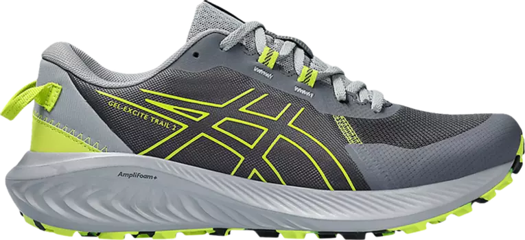 Кроссовки Gel Excite Trail 2 'Carrier Grey Neon Lime', серый