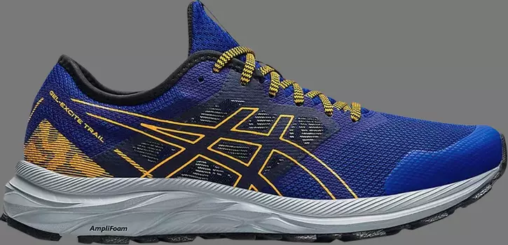 Кроссовки gel excite trail 'monaco blue sunflower' Asics, синий
