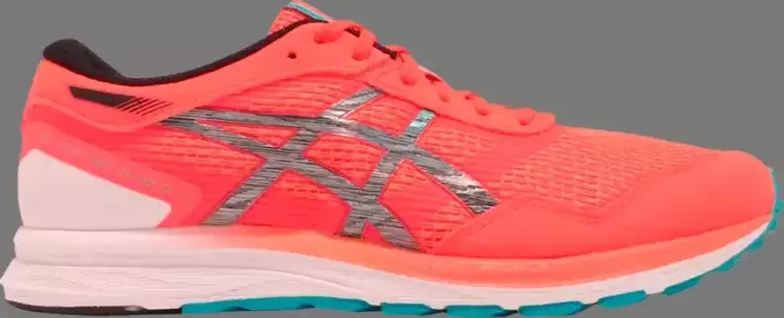 Кроссовки gel feather glide 5 2e wide 'sunreise red' Asics, красный