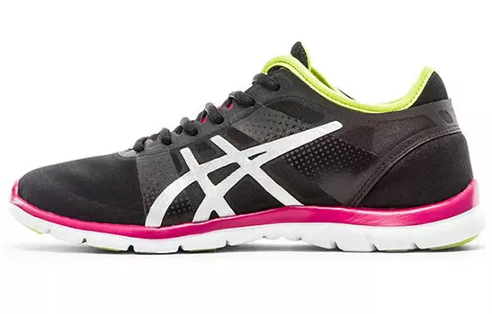 Кроссовки Gel-Fit женские с низким верхом, черные/белые Asics