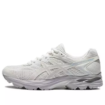 Кроссовки гель флюс 4 амортизирующие дышащие Asics, белый