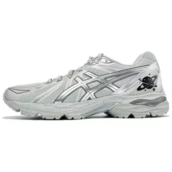 Кроссовки Gel-Flux 4 женские с низким верхом серо-серебристые Asics