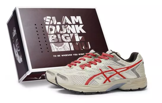 Кроссовки Gel-Flux 4 женские с низким верхом, красные Asics