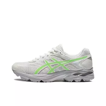 Кроссовки Gel-Flux 4 женские с низким верхом, белые/зеленые Asics