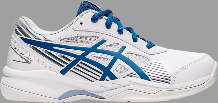 Кроссовки gel game 8 gs 'white lake drive' Asics, белый