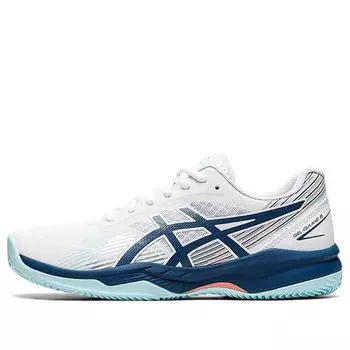 Кроссовки gel game 8 'white light indigo' Asics, белый