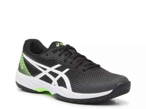 Кроссовки GEL-Game 9 Pickleball Shoe Asics, черный/белый/зеленый