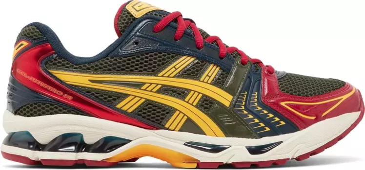 Кроссовки Asics Gel Kayano 14 'Olive Canvas Honey', зеленый