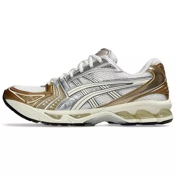 Кроссовки Gel-Kayano 14 унисекс с низким верхом золото и серебро белый Asics