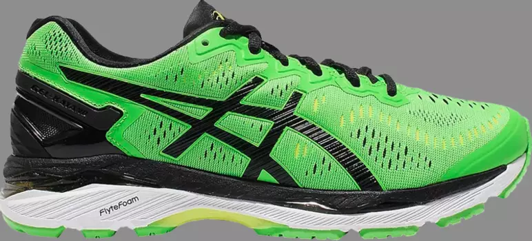 Кроссовки gel kayano 23 'green gecko' Asics, зеленый