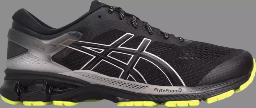 Кроссовки gel kayano 26 lite show 'black' Asics, черный