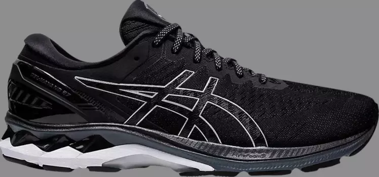 Кроссовки gel kayano 27 'black silver' Asics, черный