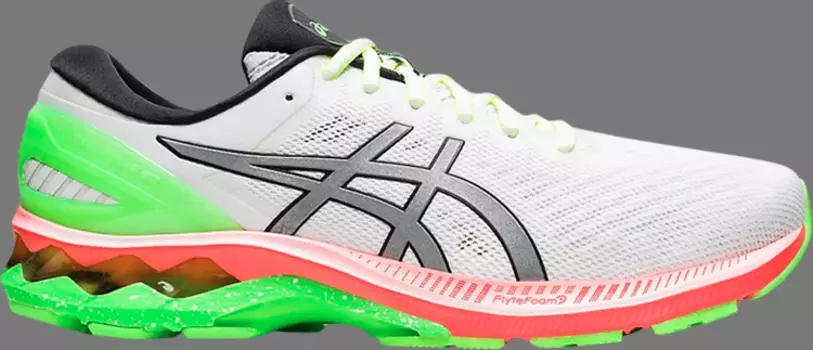 Кроссовки gel kayano 27 lite show 'colorful sole' Asics, белый